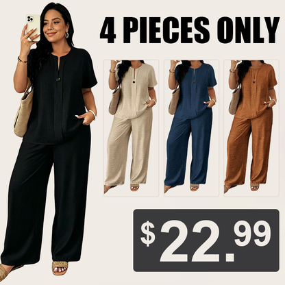 ☀️ Summer Comfort 2-Piece Set – Light, Breezy & Effortlessly Stylish