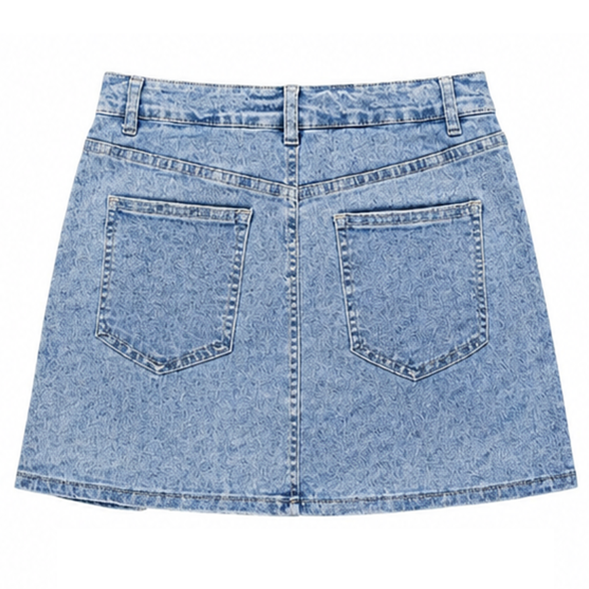 🌞 Summer Favorite Denim Skort 👖 Casual High-Waist Mini Skirt with Built-In Shorts 💖