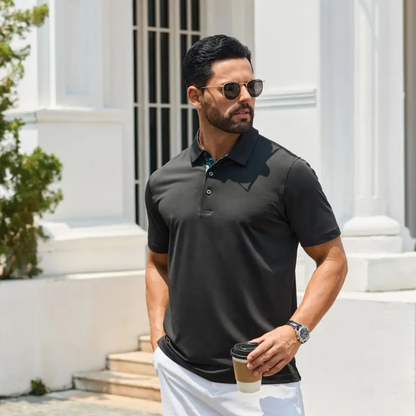 🔥 Men's Soft Cotton Polo Shirt – Breathable Comfort & Classic Style for Everyday Wear