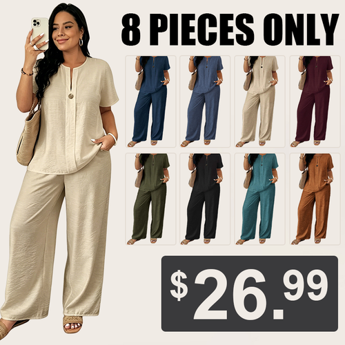 ☀️ Summer Comfort 2-Piece Set – Light, Breezy & Effortlessly Stylish