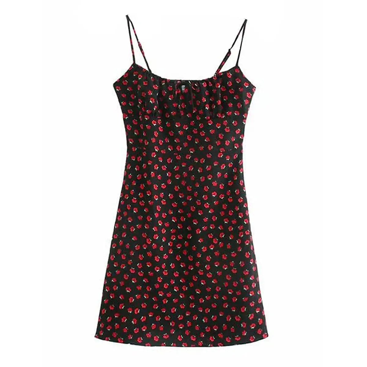 Women's Floral Slip Dress – Lightweight Sleeveless Summer Midi Dress