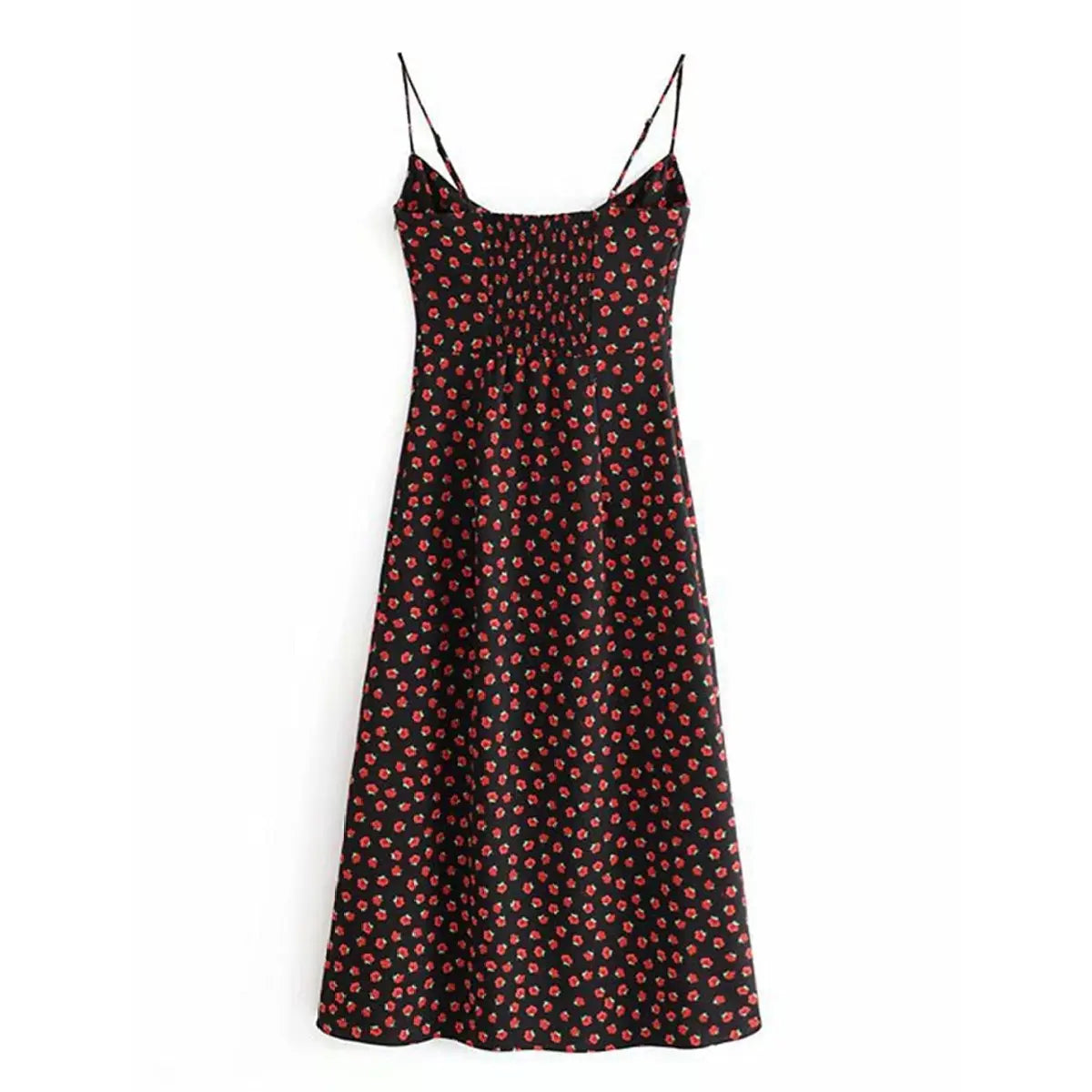 Women's Floral Slip Dress – Lightweight Sleeveless Summer Midi Dress