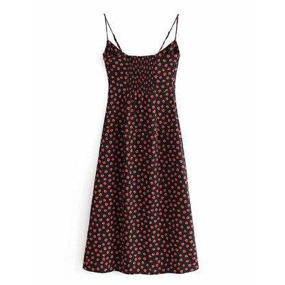 Women's Floral Slip Dress – Lightweight Sleeveless Summer Midi Dress
