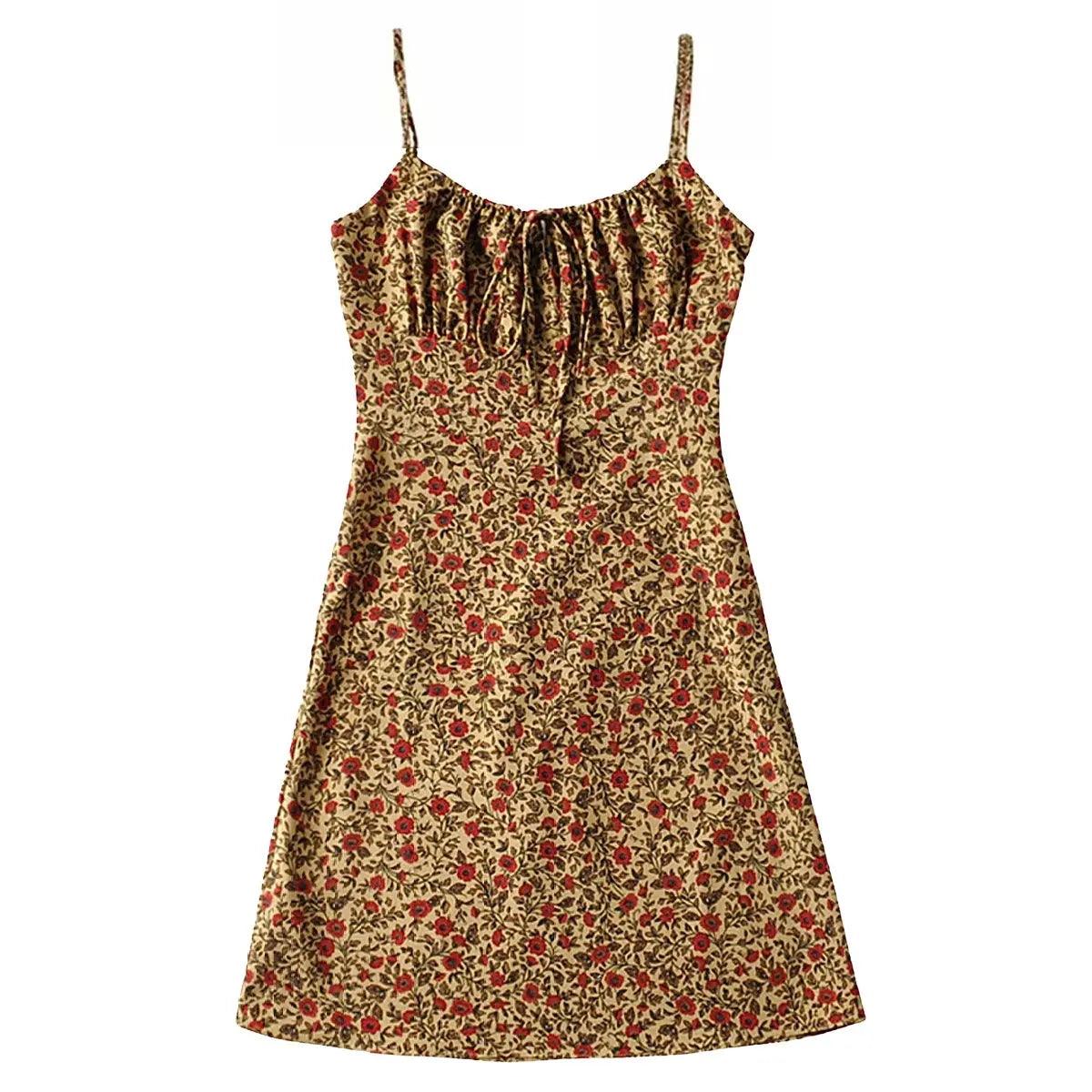 Women's Floral Slip Dress – Lightweight Sleeveless Summer Midi Dress