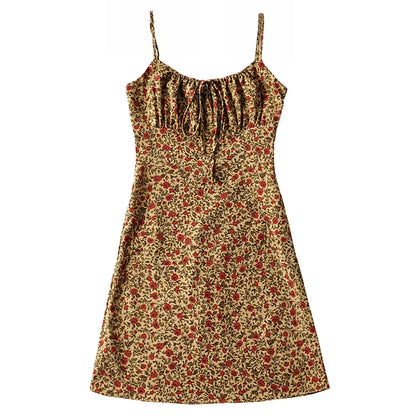 Women's Floral Slip Dress – Lightweight Sleeveless Summer Midi Dress