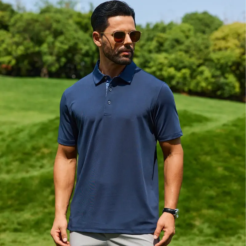 🔥 Men's Soft Cotton Polo Shirt – Breathable Comfort & Classic Style for Everyday Wear