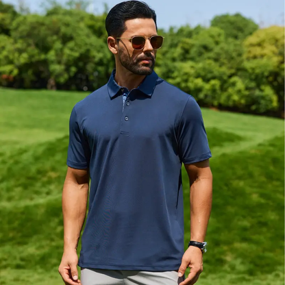 🔥 Men's Soft Cotton Polo Shirt – Breathable Comfort & Classic Style for Everyday Wear
