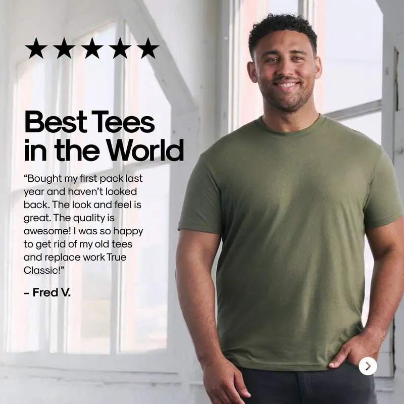 Men’s 4-Pack Short Sleeve Crew Neck T-Shirts – Premium Fit for Everyday Comfort & Casual Style