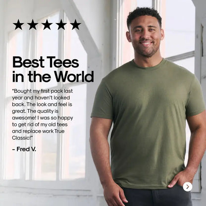 Men’s 4-Pack Short Sleeve Crew Neck T-Shirts – Premium Fit for Everyday Comfort & Casual Style