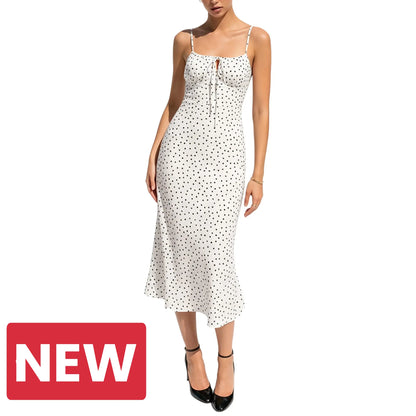 Women's Floral Slip Dress – Lightweight Sleeveless Summer Midi Dress