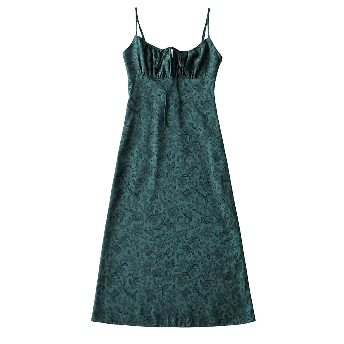 Women's Floral Slip Dress – Lightweight Sleeveless Summer Midi Dress