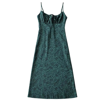Women's Floral Slip Dress – Lightweight Sleeveless Summer Midi Dress