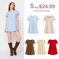 5 items (in 5 colors) A